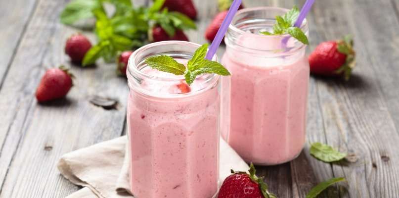 Recette milk-shake aux fraises